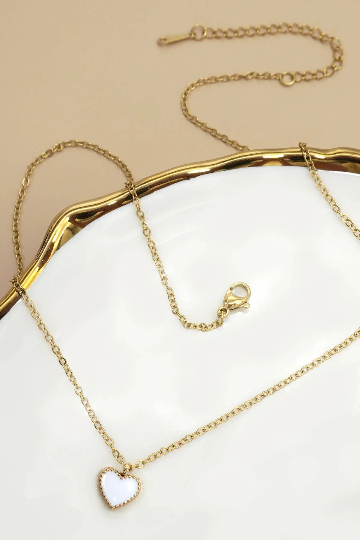 Heart Stone Necklace