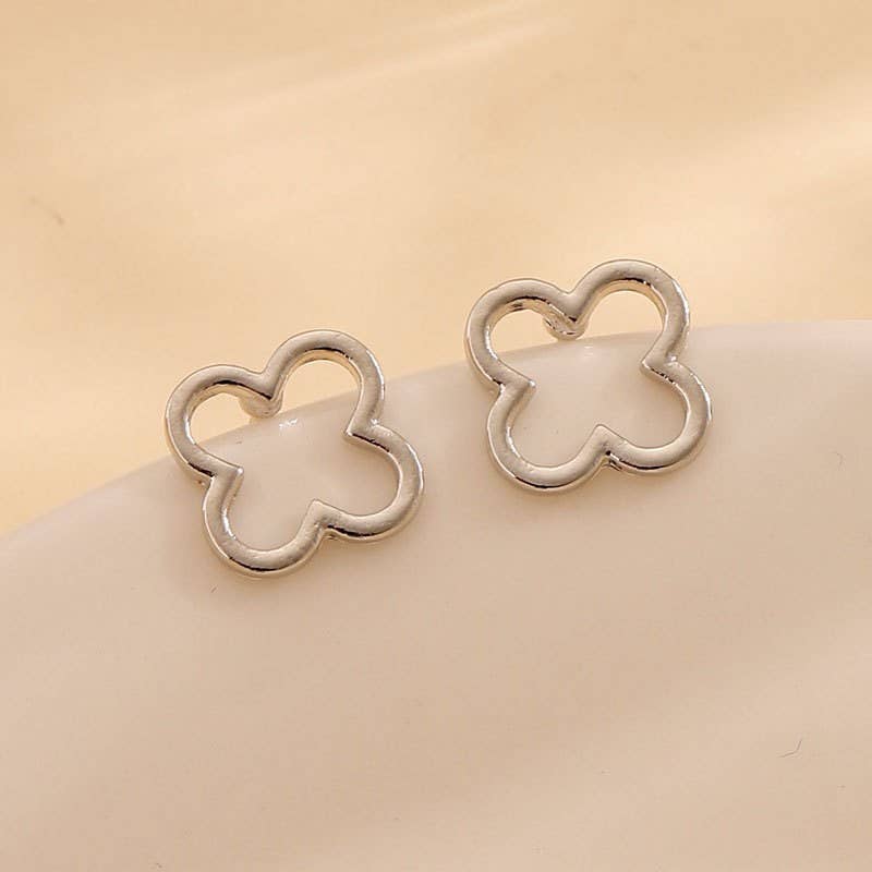 Open Clover Studs
