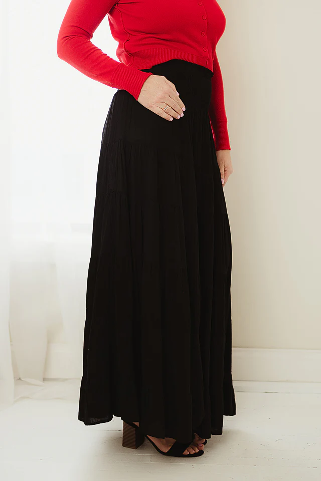 Grace Tiered Maxi Skirt - Image 2