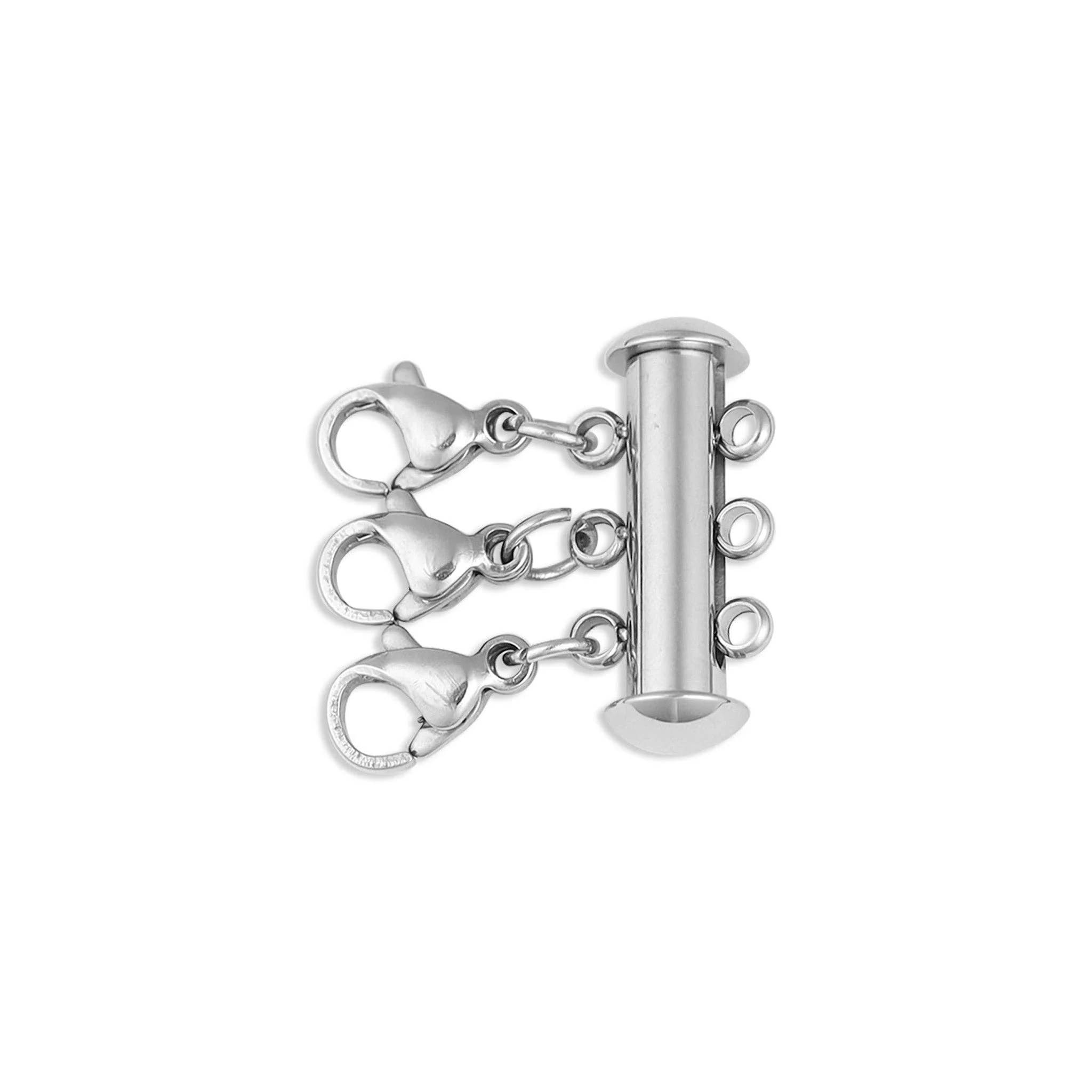 3 Row Layering Necklace Magnetic Clasp - Image 2