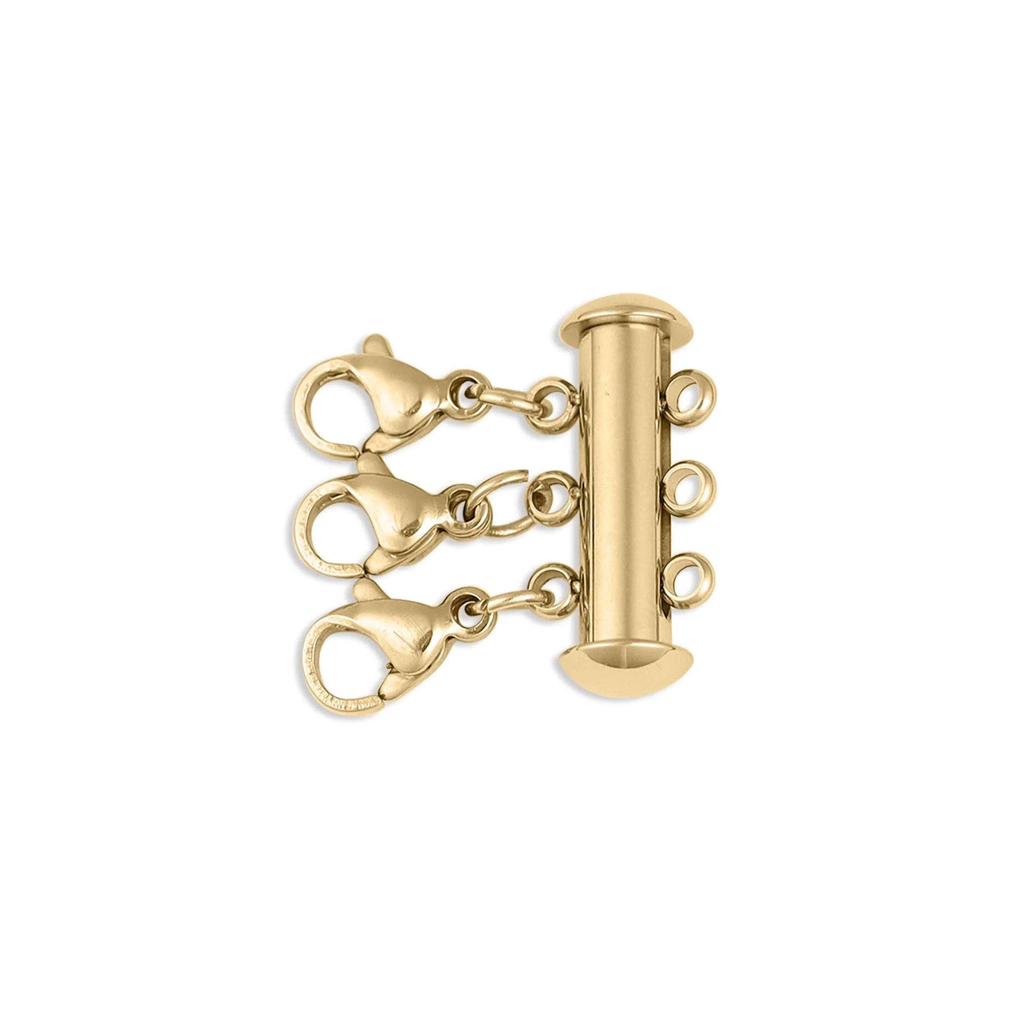 3 Row Layering Necklace Magnetic Clasp - Image 3