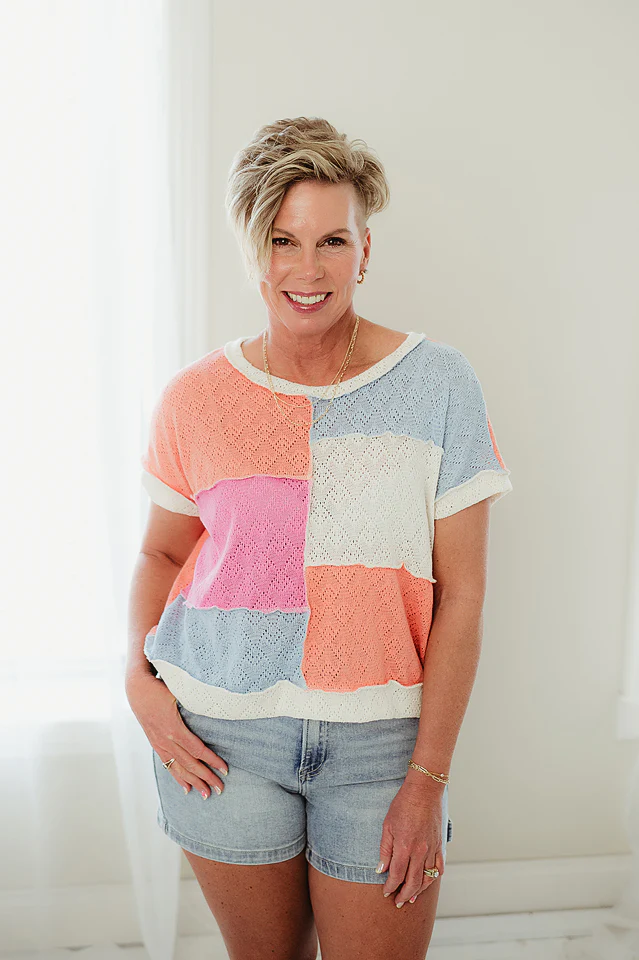 Alicia Color Block Top