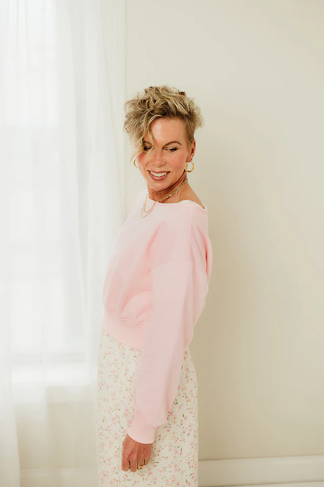 Alina Cropped Sweatshirt - Image 3