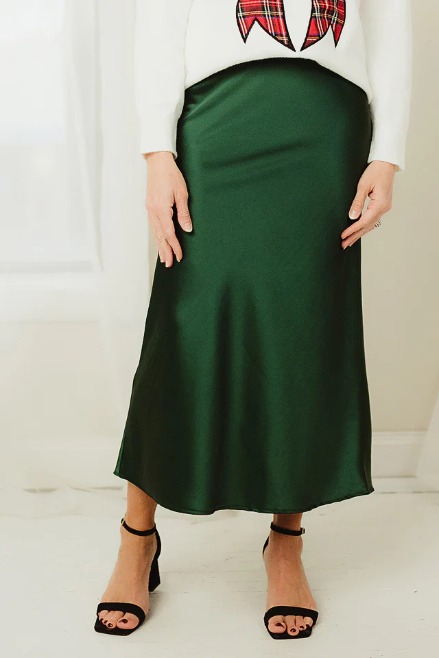 Aniston Satin Skirt