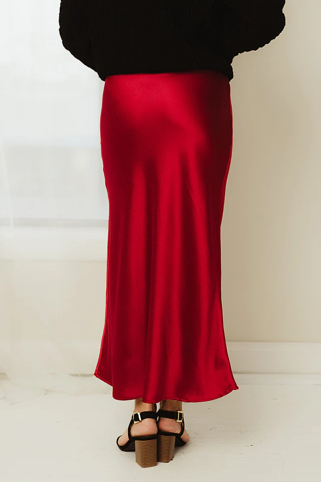Aniston Satin Skirt - Image 5