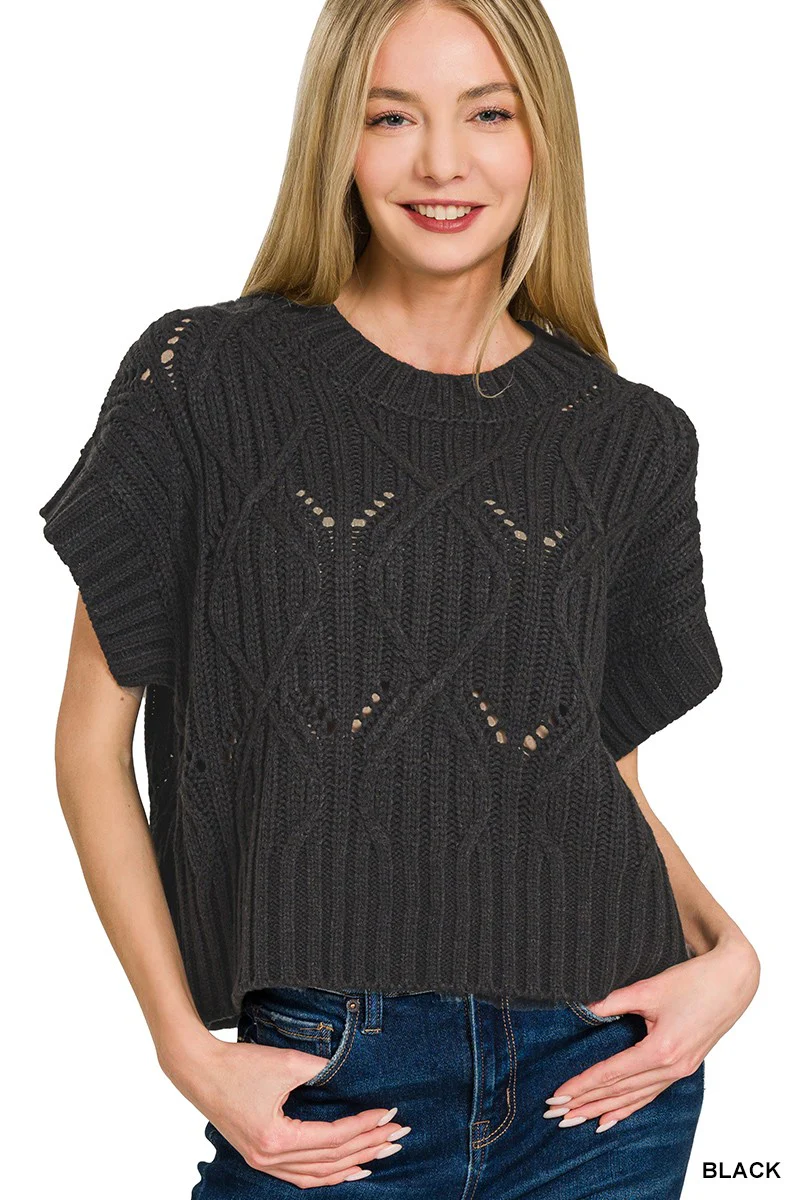 Black Short & Sweet Knit