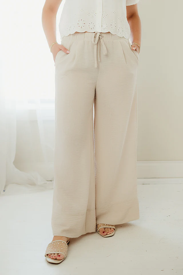 Sand Beige Breezeline Pants