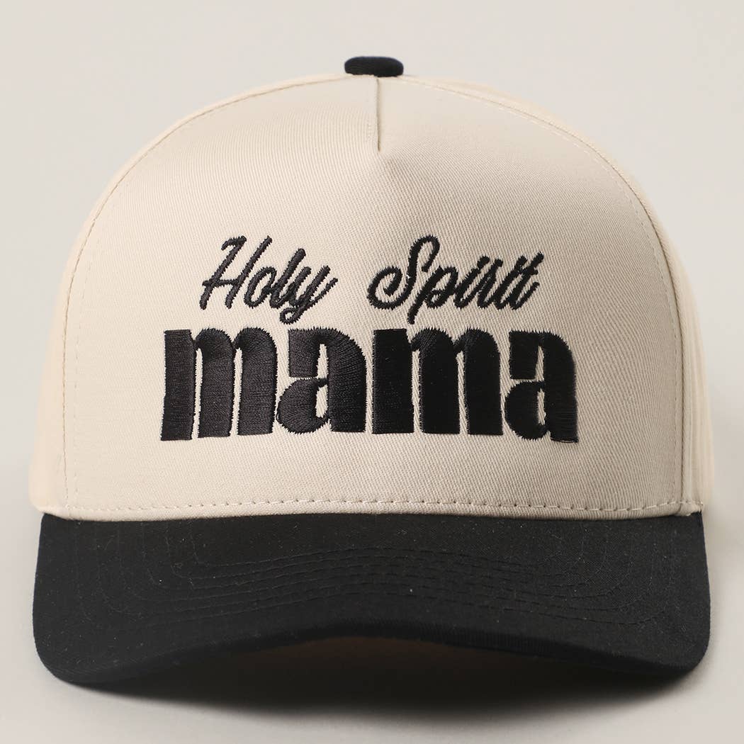 Black "HOLY SPIRIT MAMA" Hat - Image 2