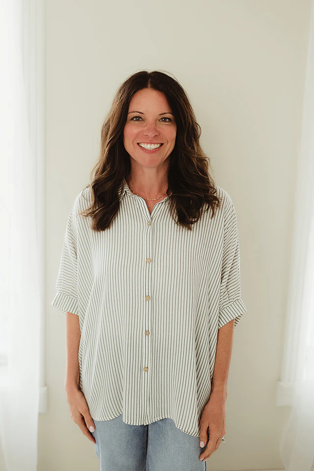 Black Stripe Edit Top