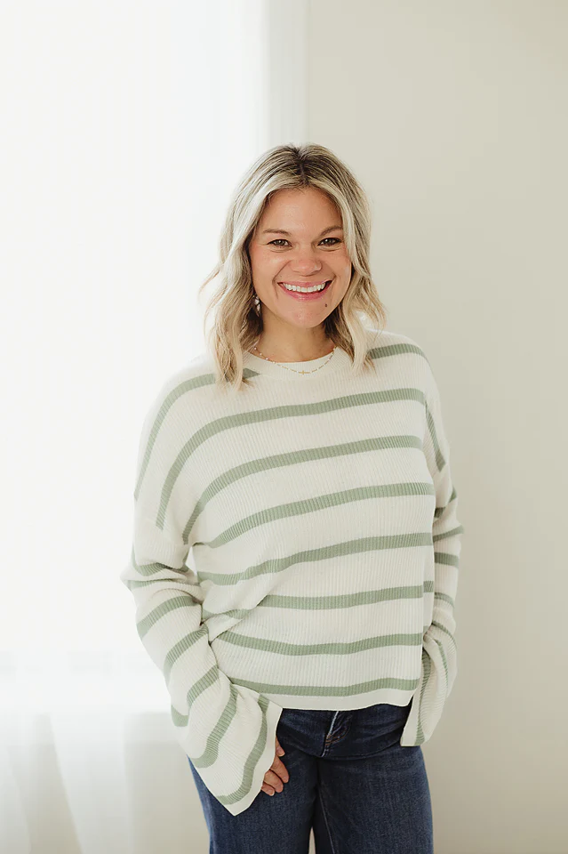 Sage Everly Ribbed Pullover