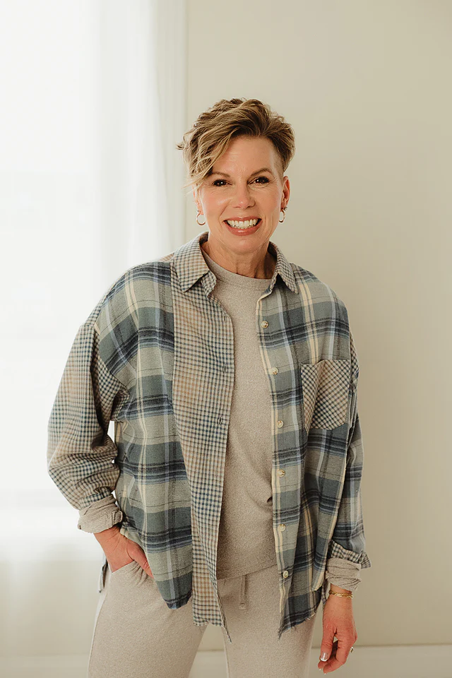 Blue Kambrie Plaid