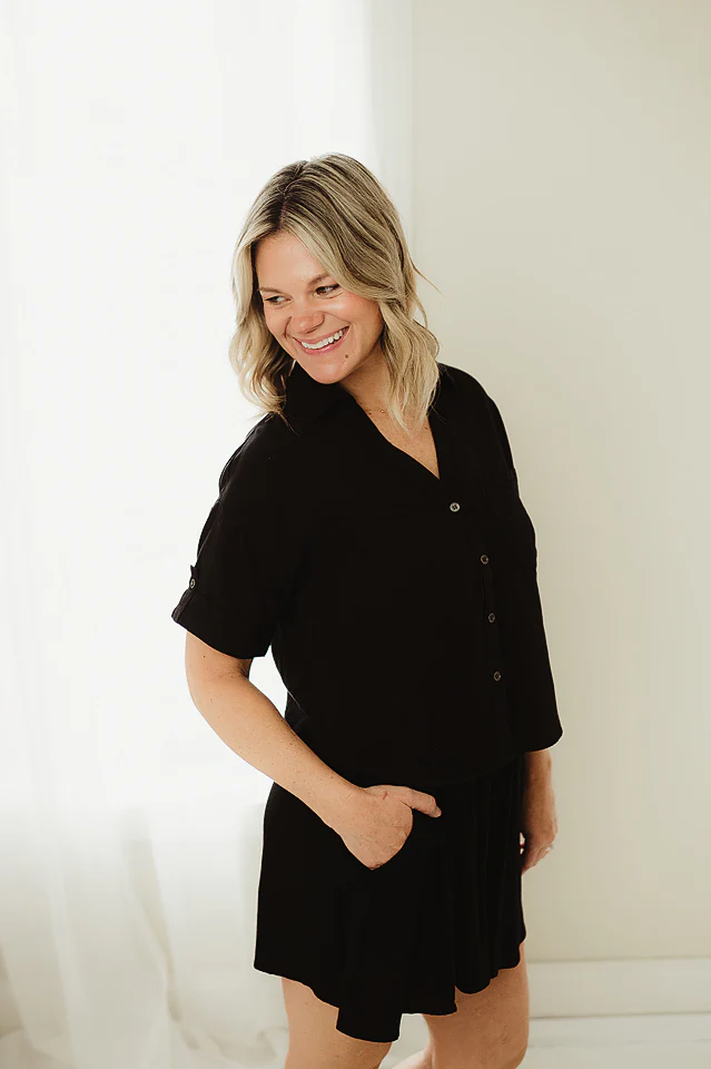 Black Seabreeze Button Down - Image 2