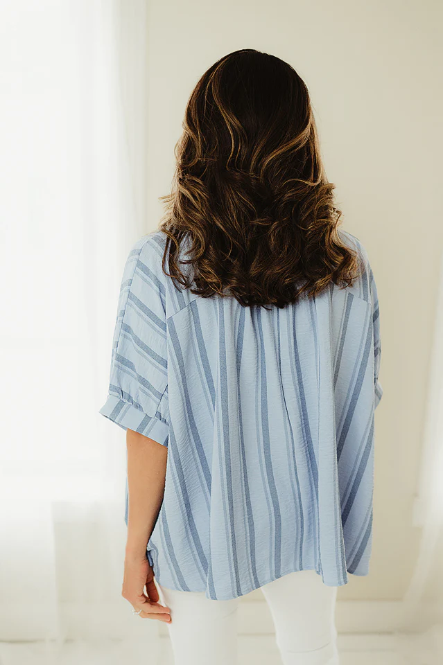Spring Blue Boardwalk Breeze Top - Image 4