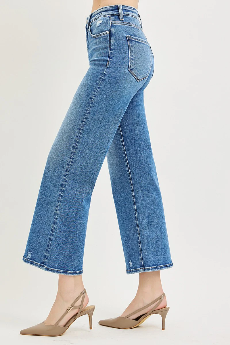 Brenna Cropped Wide Jeans - Image 3