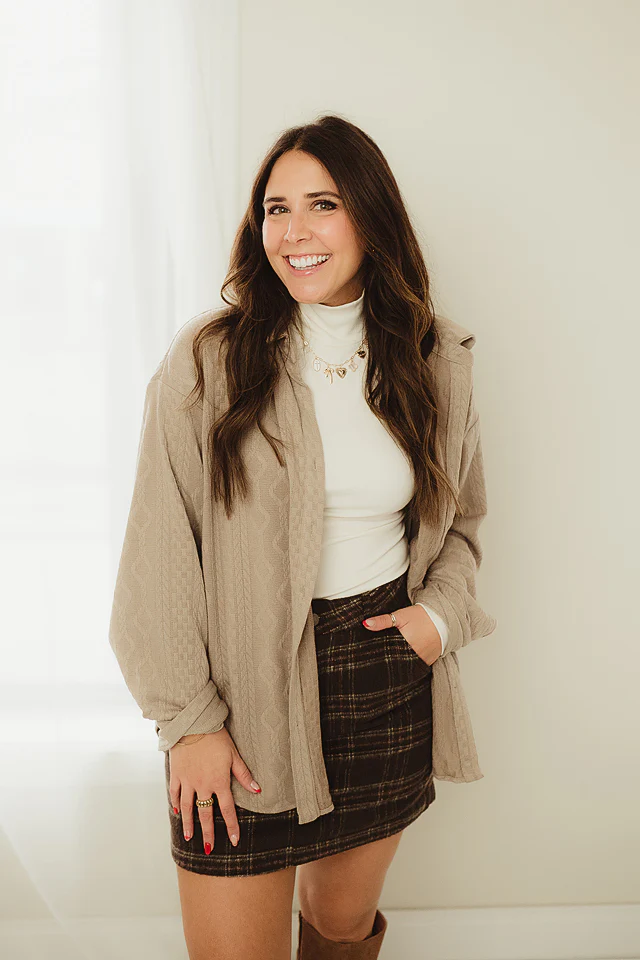 Cable Comfort Button Up
