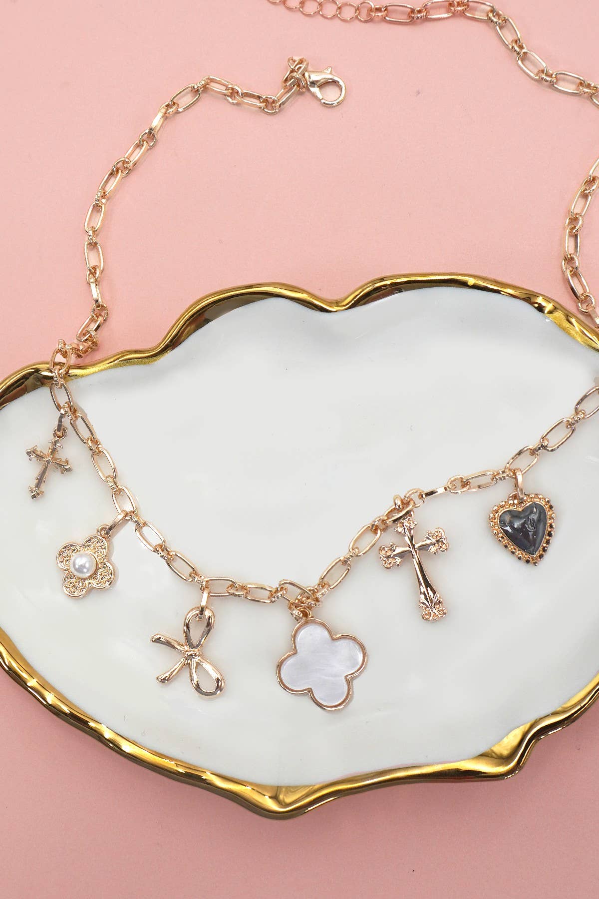 Porcelain Charm Necklace