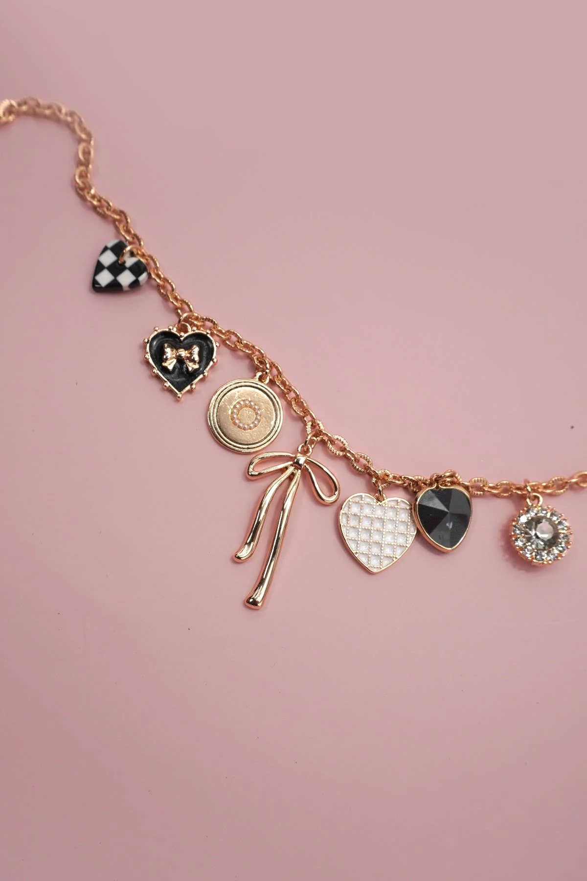 Checker Charm Necklace