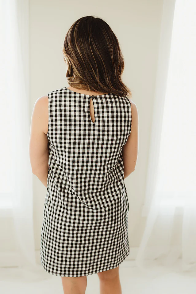 Classic Charm Gingham Dress - Image 3