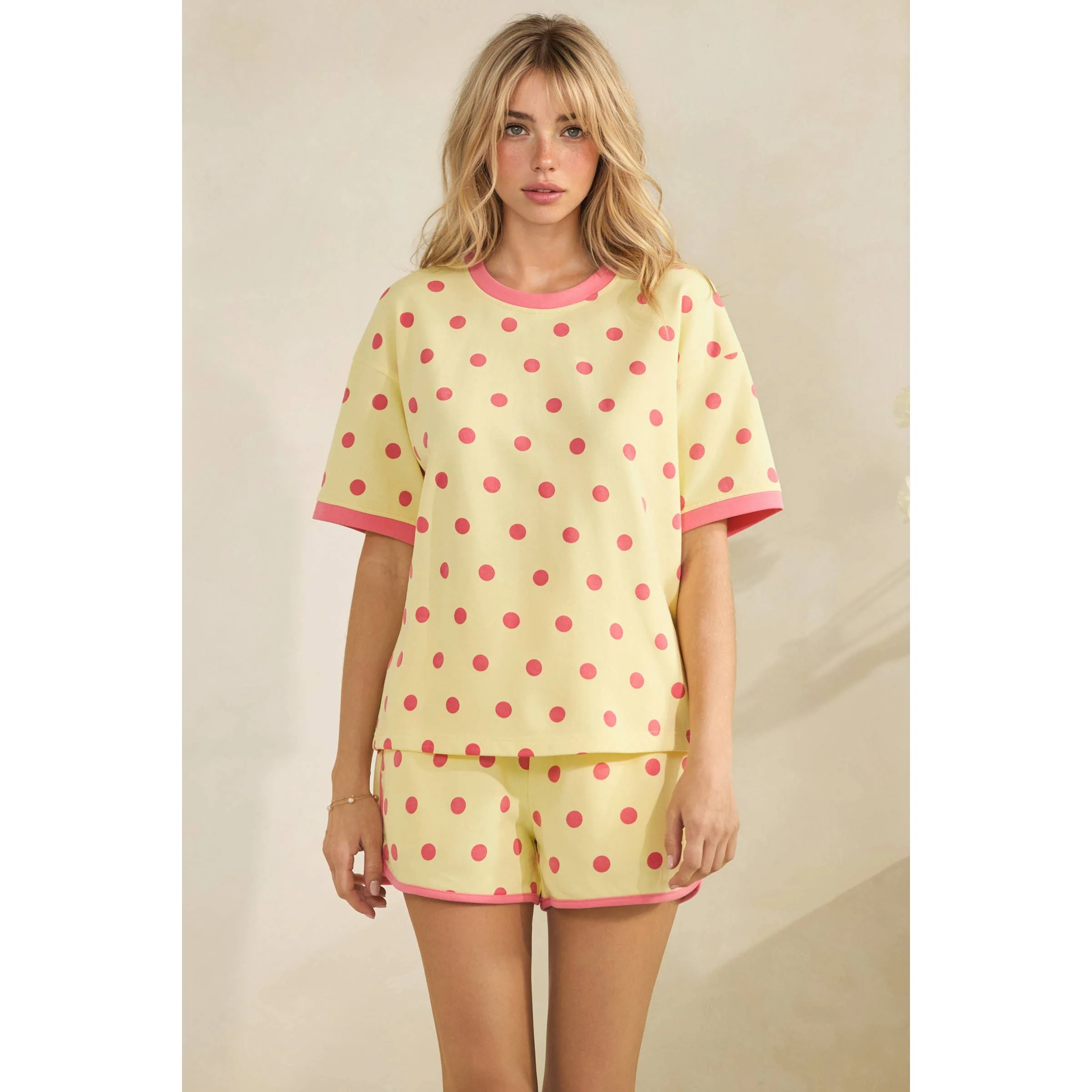 Yellow Retro Charm Lounge Set