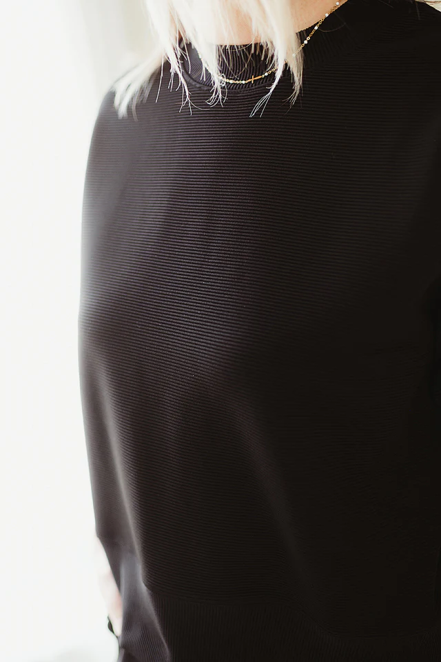 Black Flow & Fit Ribbed Set - Image 8