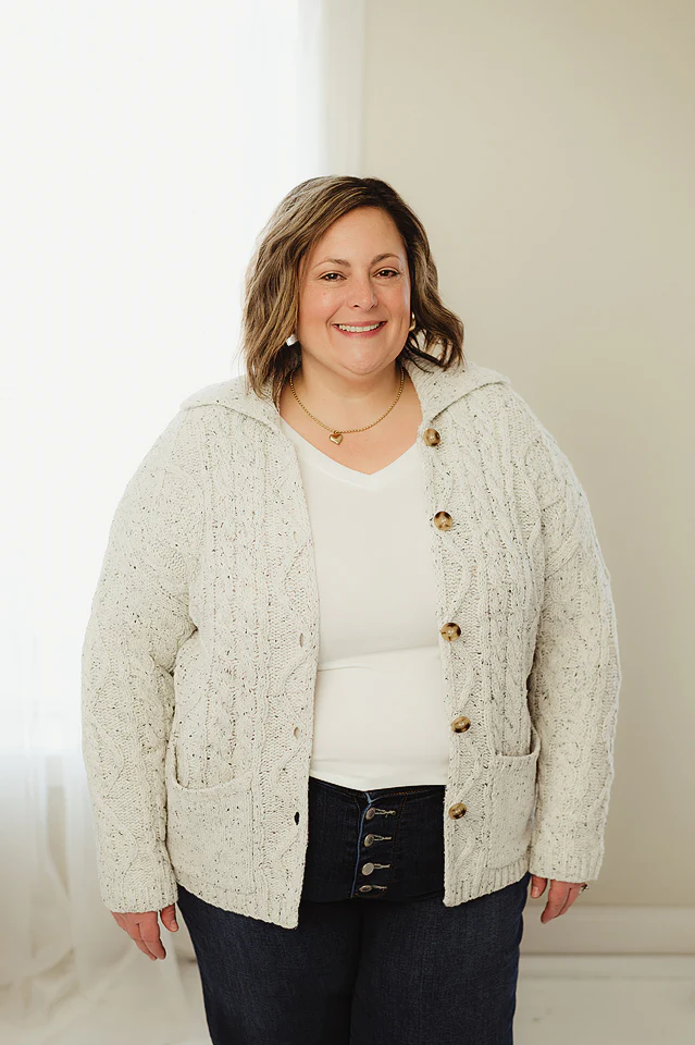 Cozy Pocket Drape Cardigan - Image 7