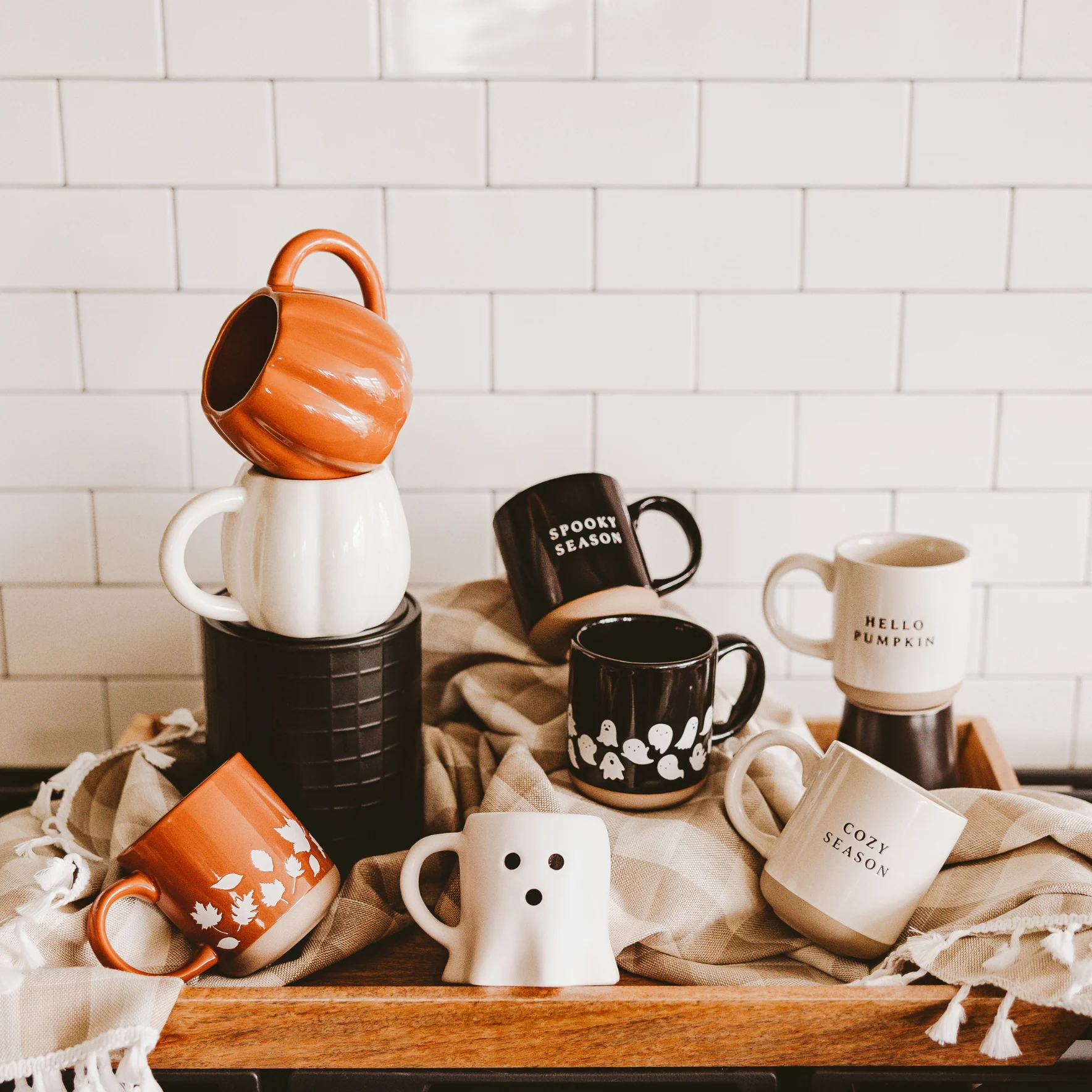 Cream Pumpkin Mug - Image 6