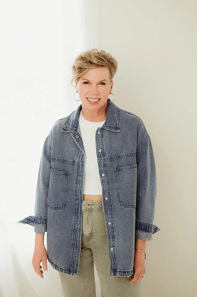 Denim Horizon Shacket