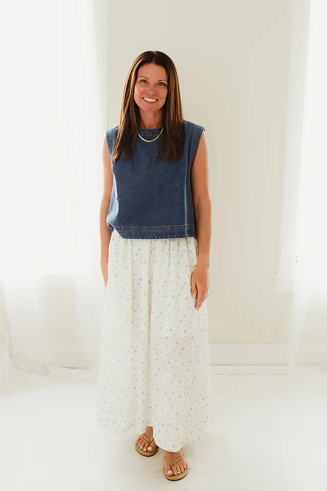 Denim Statement Tank - Image 2