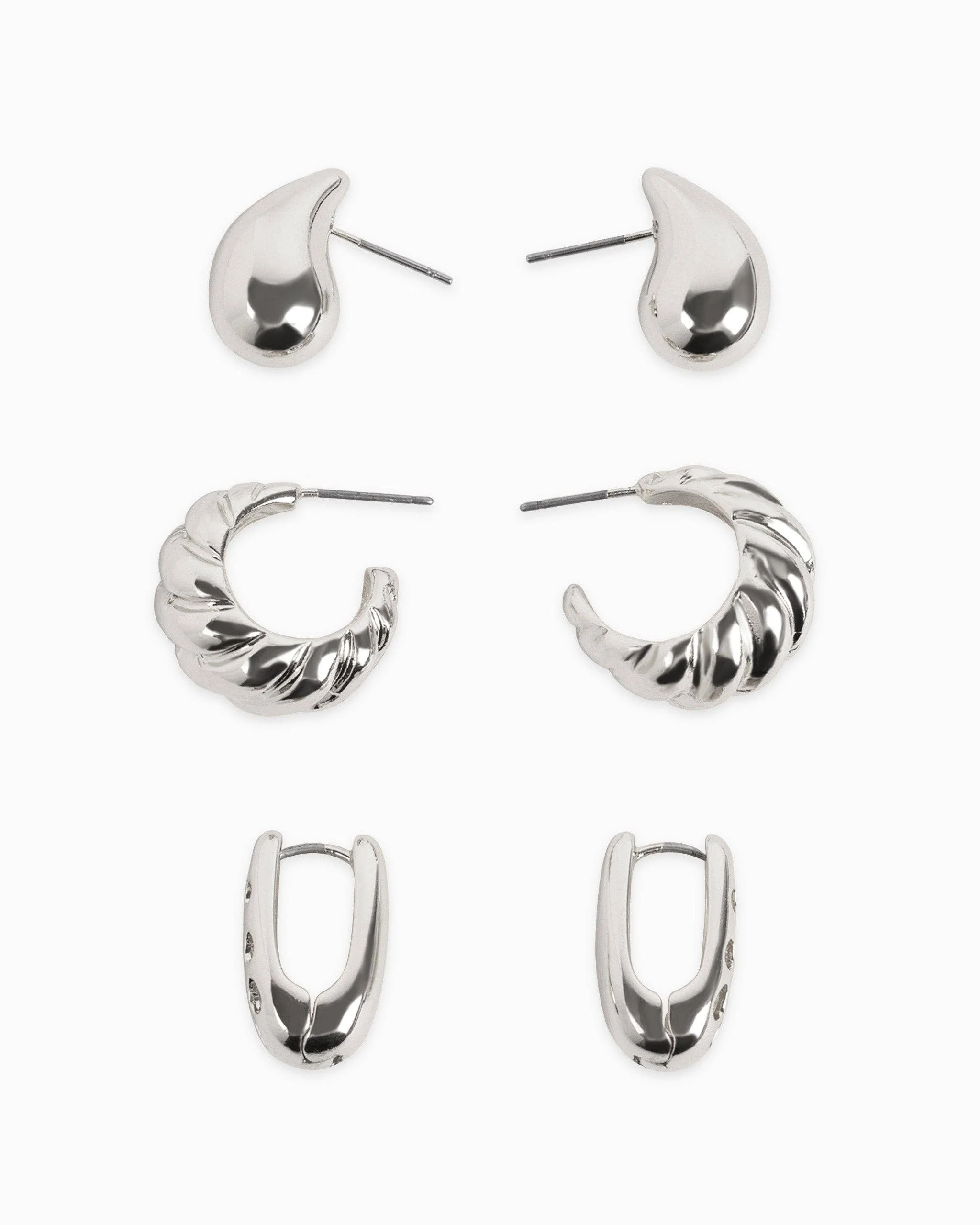 Dome Earring Set