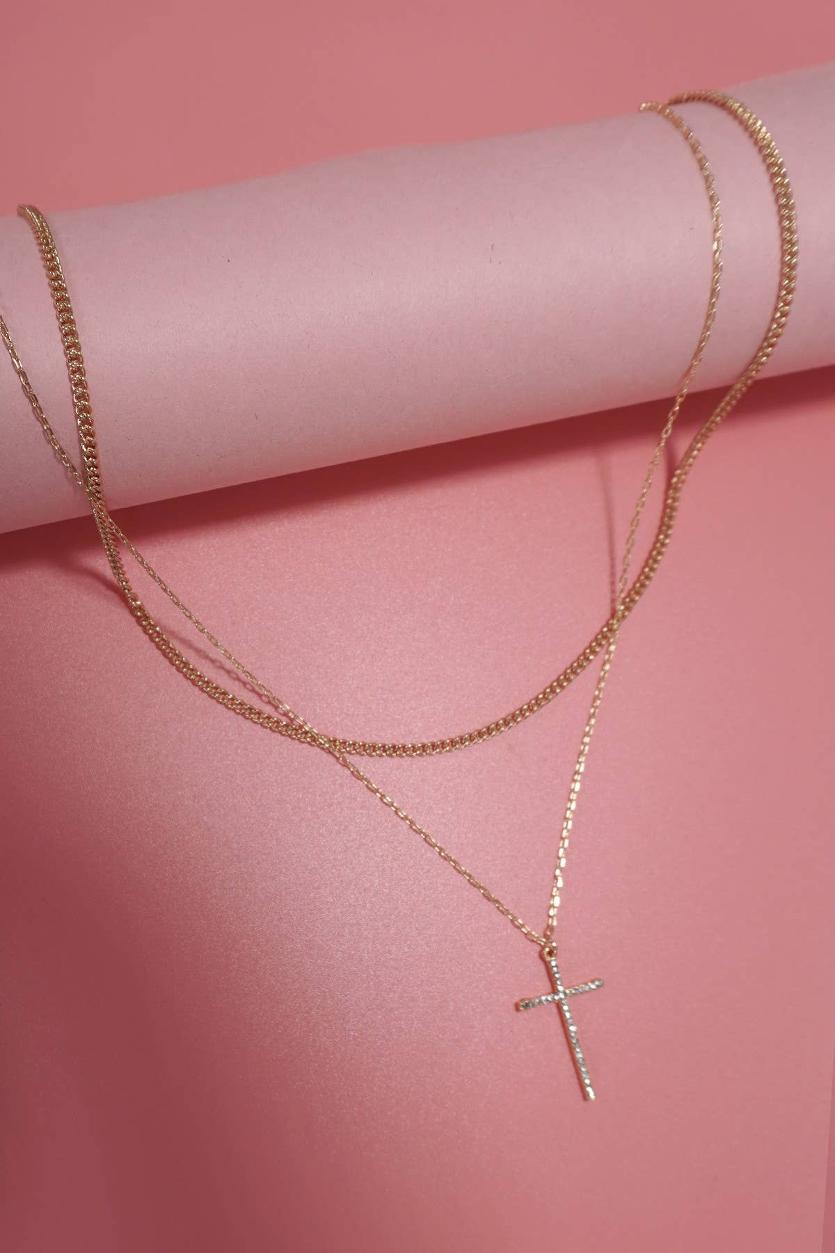 Double Rhinestone Cross - Image 3