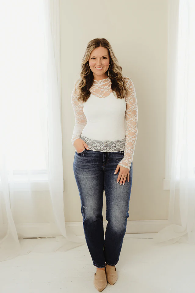 Elegance Lace Top - Image 2