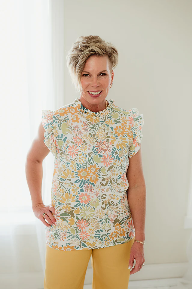 Emma Floral Top