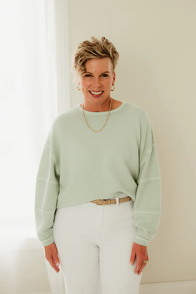 Mint Haven Hi-Lo Pullover - Image 3