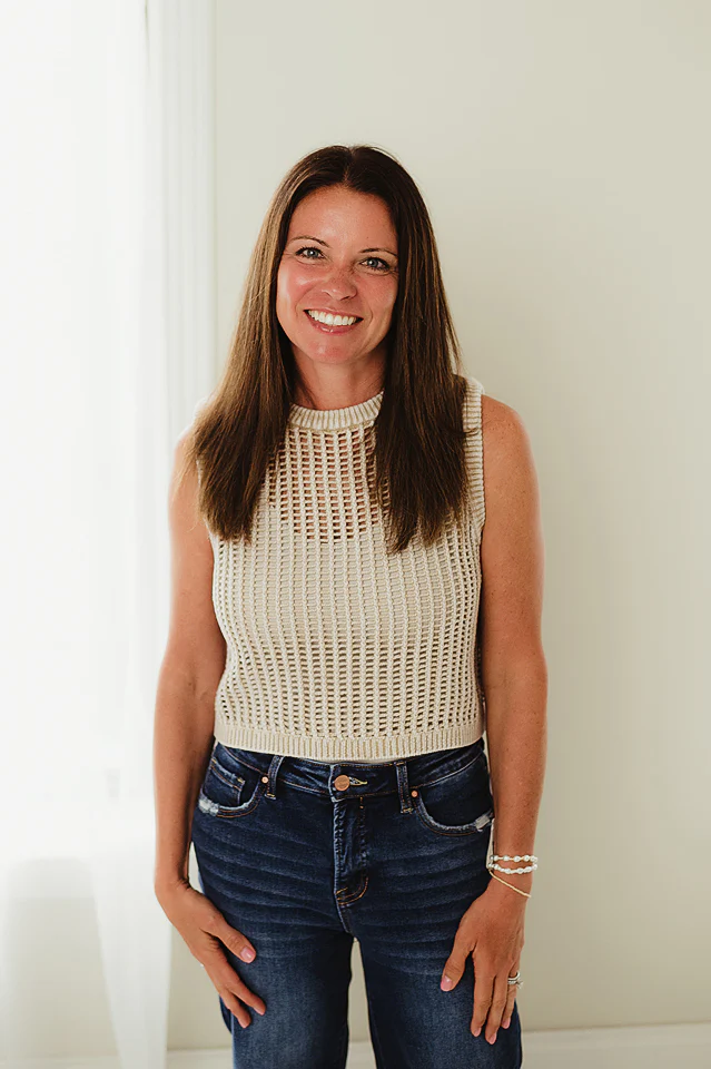 Light Mocha Femme Weave Top