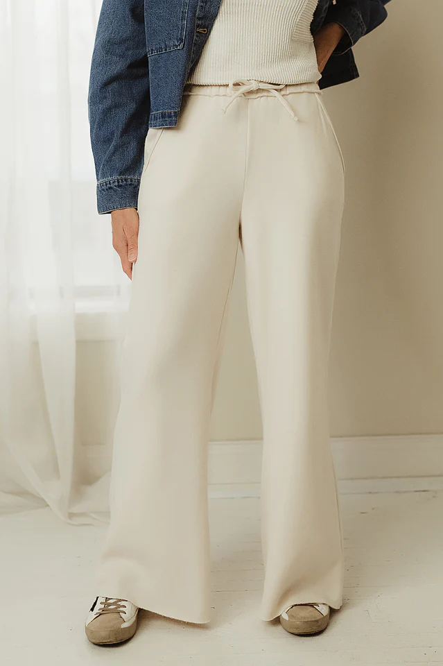 Fleece Wide Leg Sweatpants - Image 12