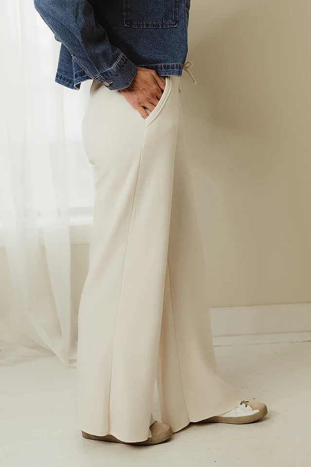 Fleece Wide Leg Sweatpants - Image 13