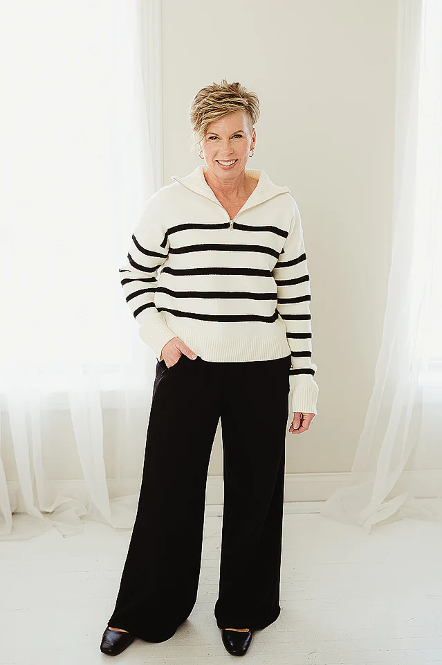 Fleece Wide Leg Sweatpants - Image 2