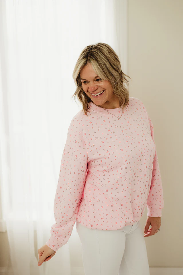 Floral Cozy Sweatshirt - Image 3