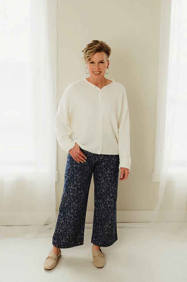 Floral Denim Pants - Image 2