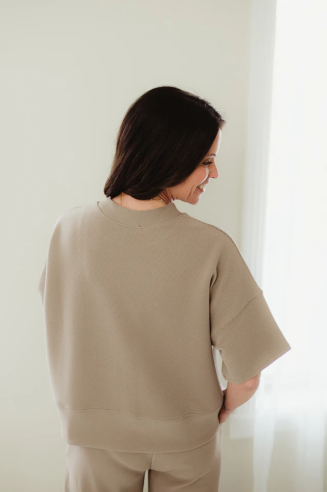 Cocoa Flow & Fit Ribbed Set - Image 3