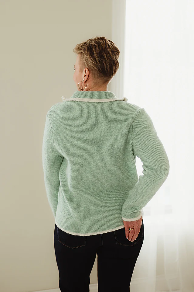 Gail Classic Zip Up Knit - Image 4