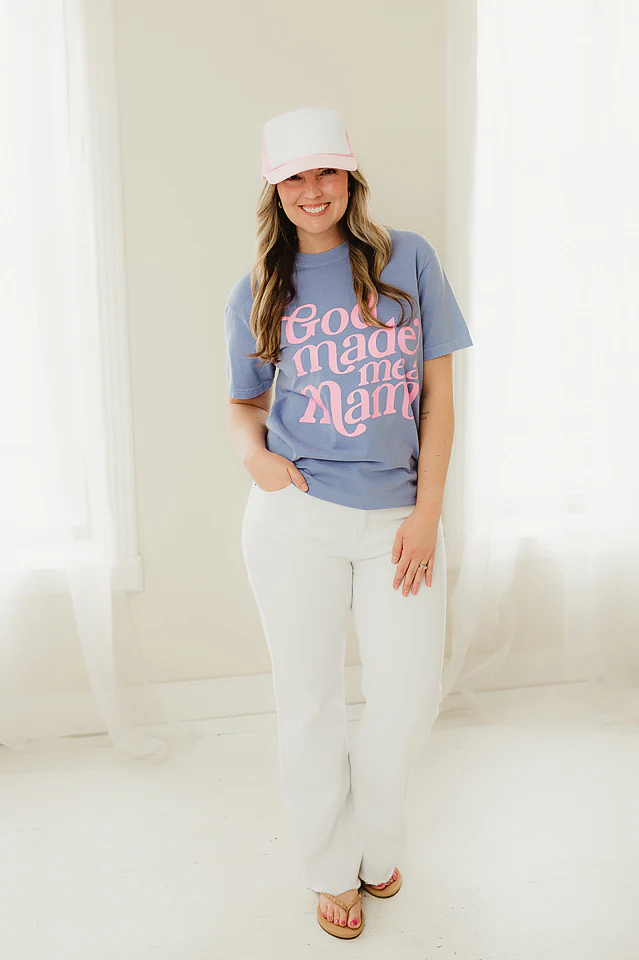 God Made Me a Mama Tee - Image 2