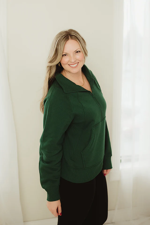 Cream Snug Half Zip - Image 10