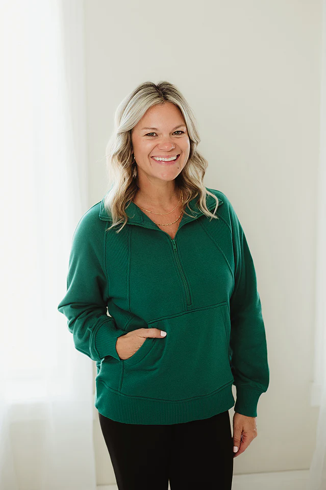 Cream Snug Half Zip - Image 12
