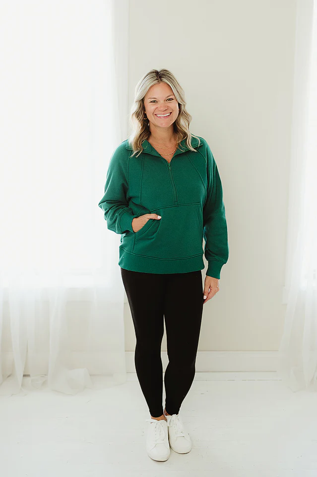 Cream Snug Half Zip - Image 13