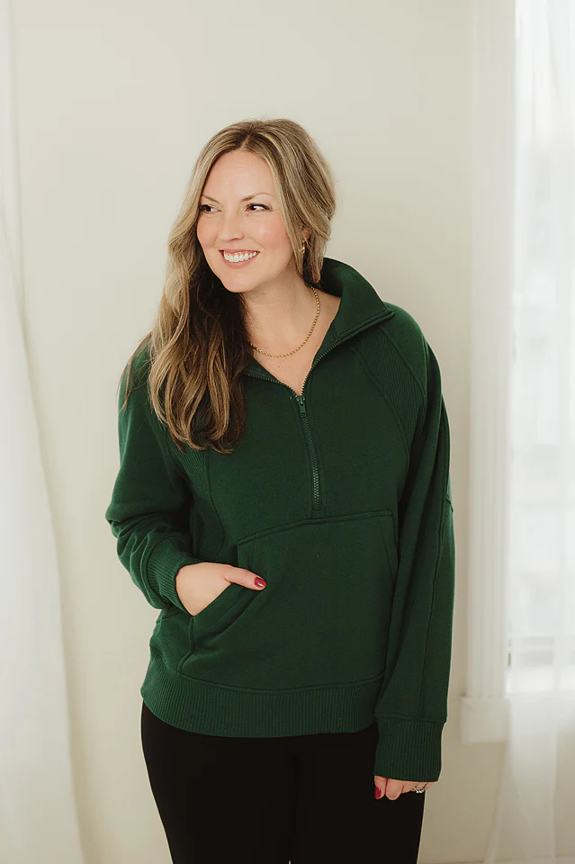 Cream Snug Half Zip - Image 8
