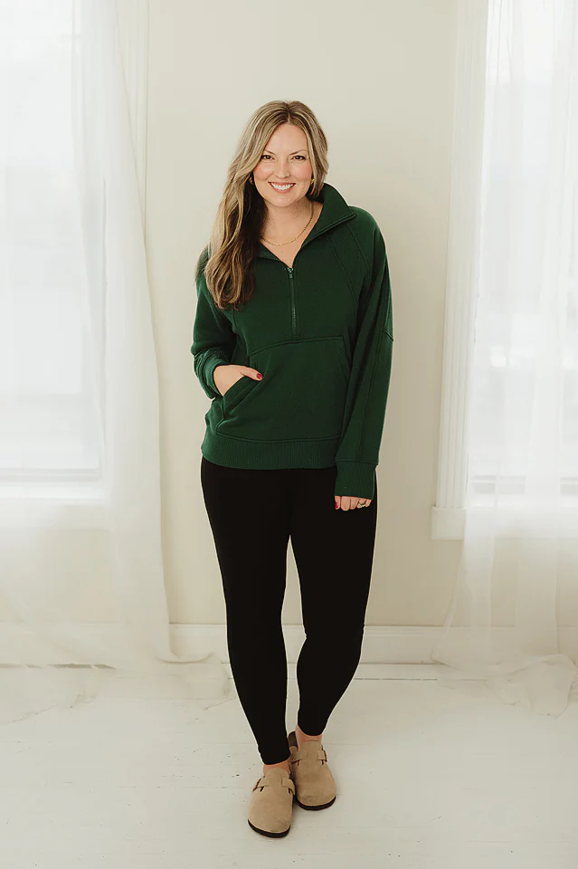 Cream Snug Half Zip - Image 9