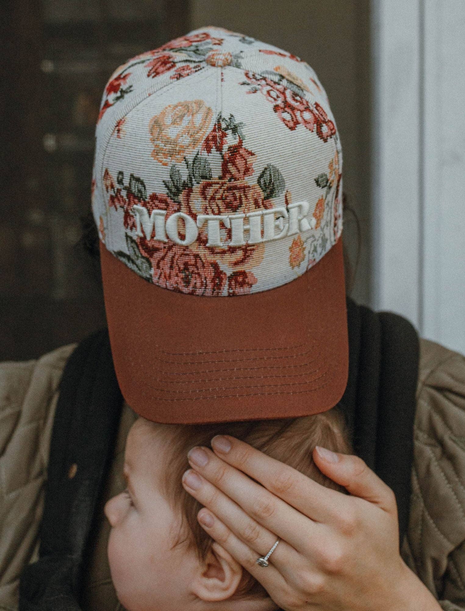 “MOTHER” Floral Hat