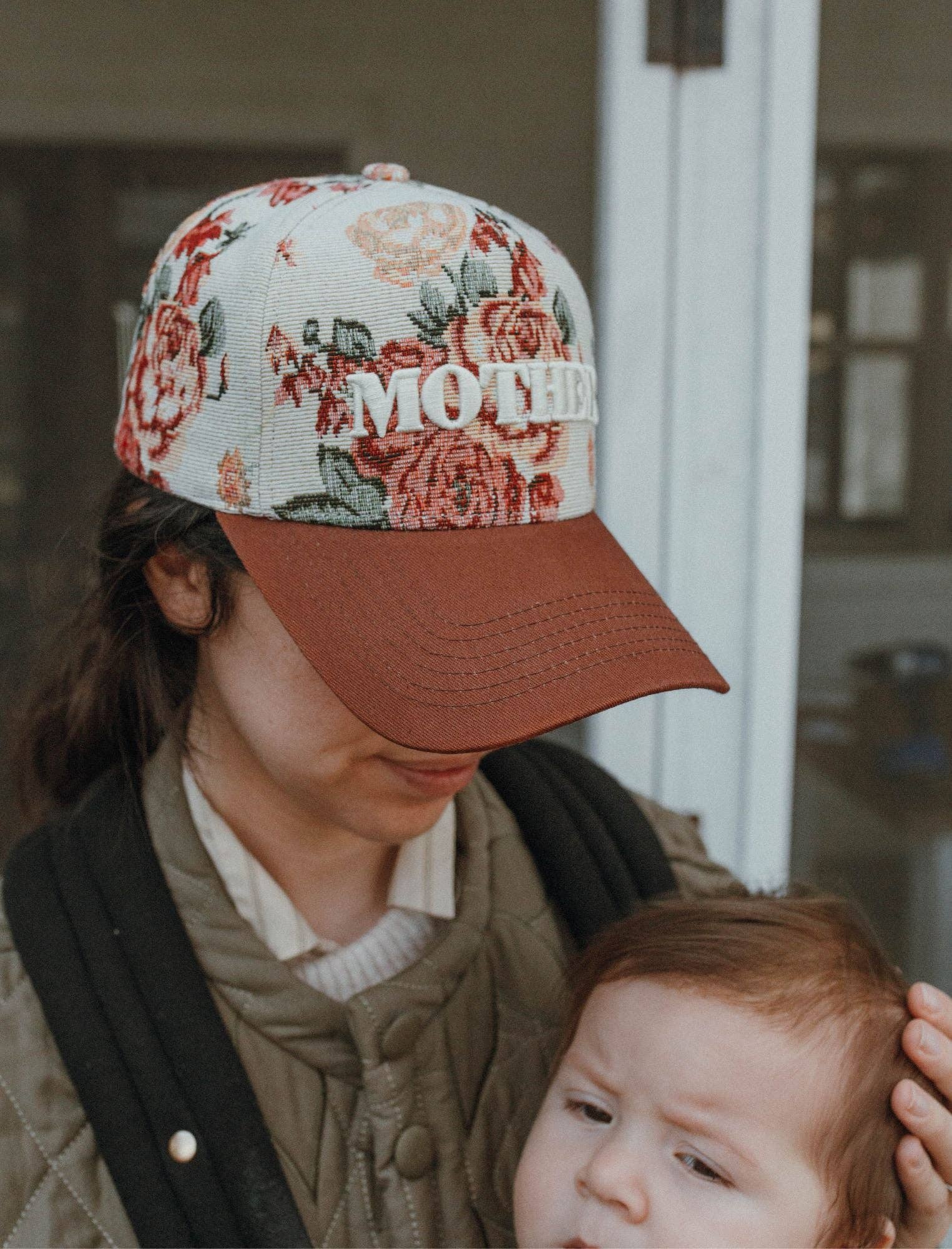 “MOTHER” Floral Hat - Image 3