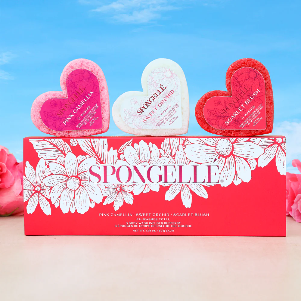 Heart Travel Buffer Trio Set
